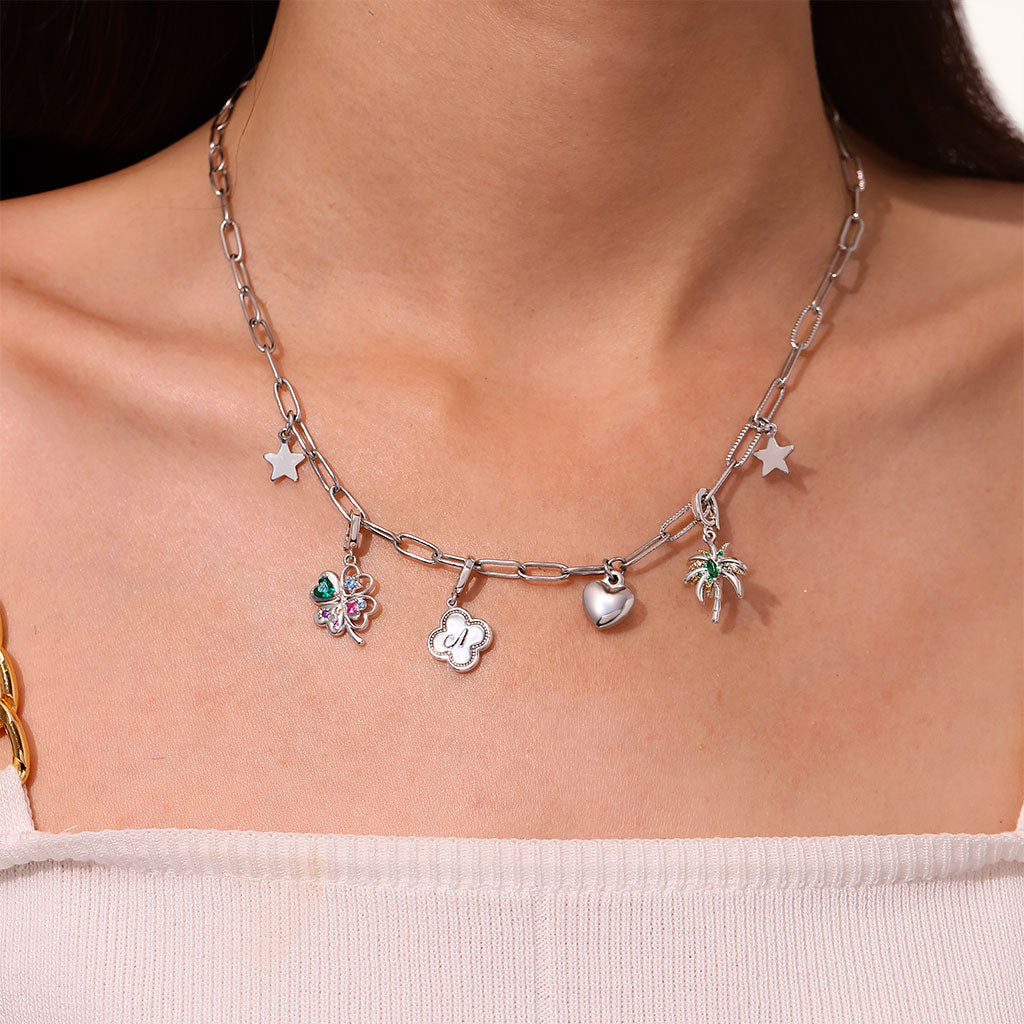 Gnoce Four Leaf Clover Clasp Clusters Charm_5