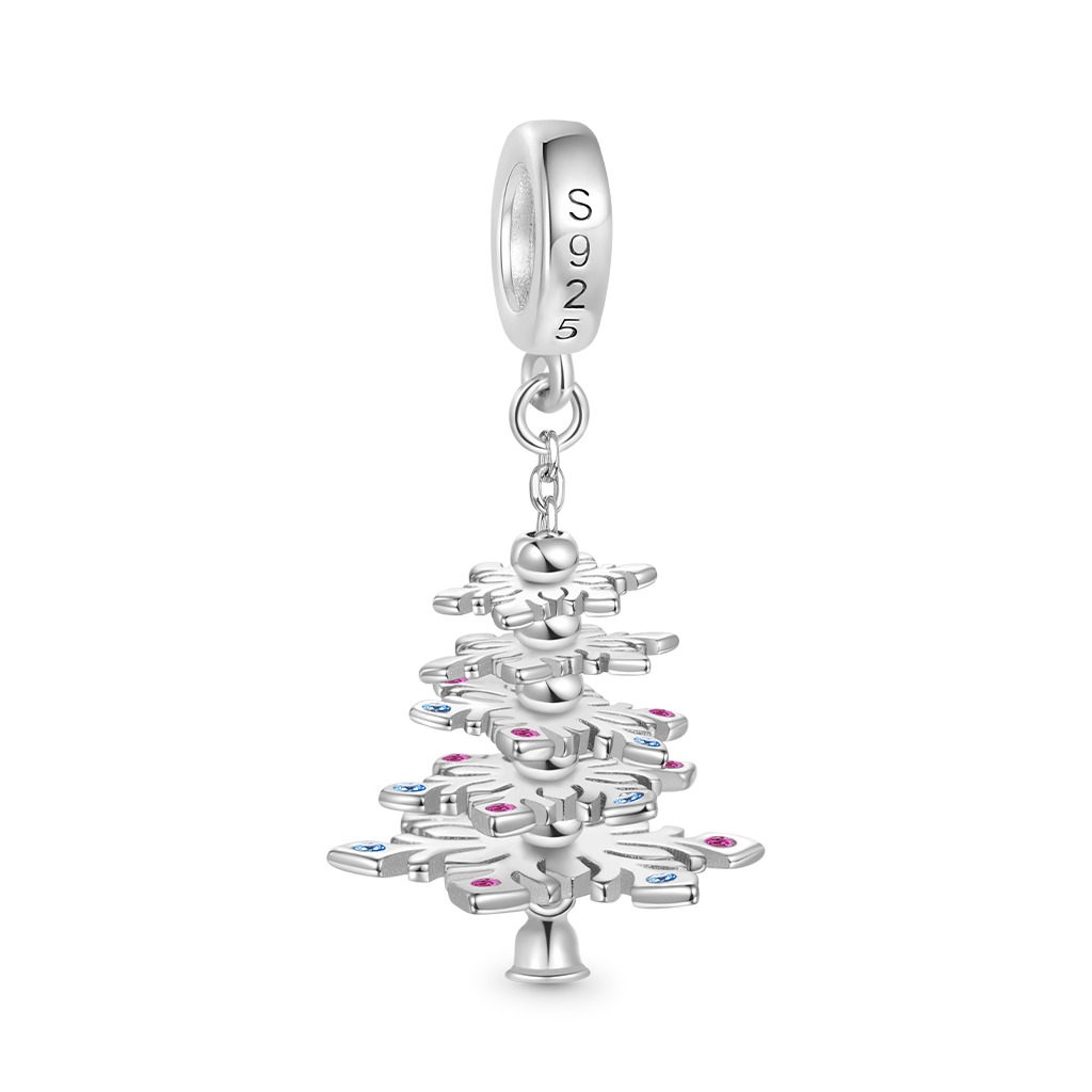 Gnoce Christmas Snowflake Tree Pendant Dangle Charm_2