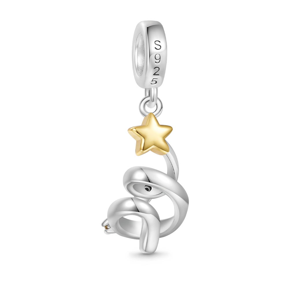 Gnoce Lucky Star Birthstone Christmas Tree Pendant Dangle Charm_3