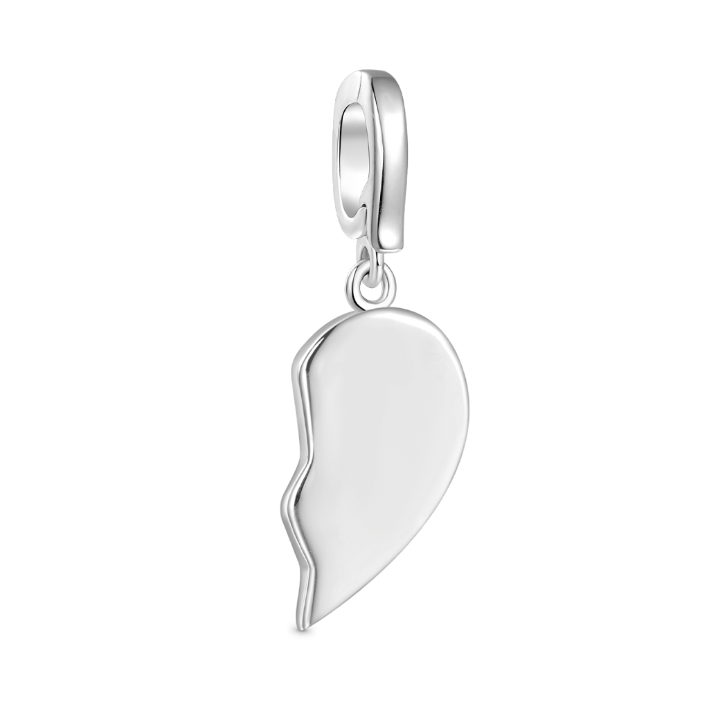 Gnoce Best Friend Left Heart Clasp Clusters Charm_2