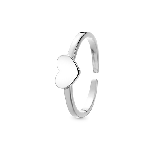 Gnoce 'Vows of Love' Heart Adjustable Women's Band_1