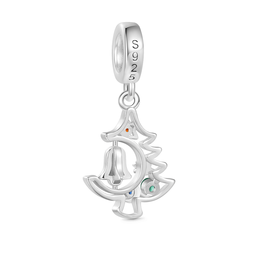 Gnoce Christmas Tree Bell Ornament Pendant Dangle Charm_3