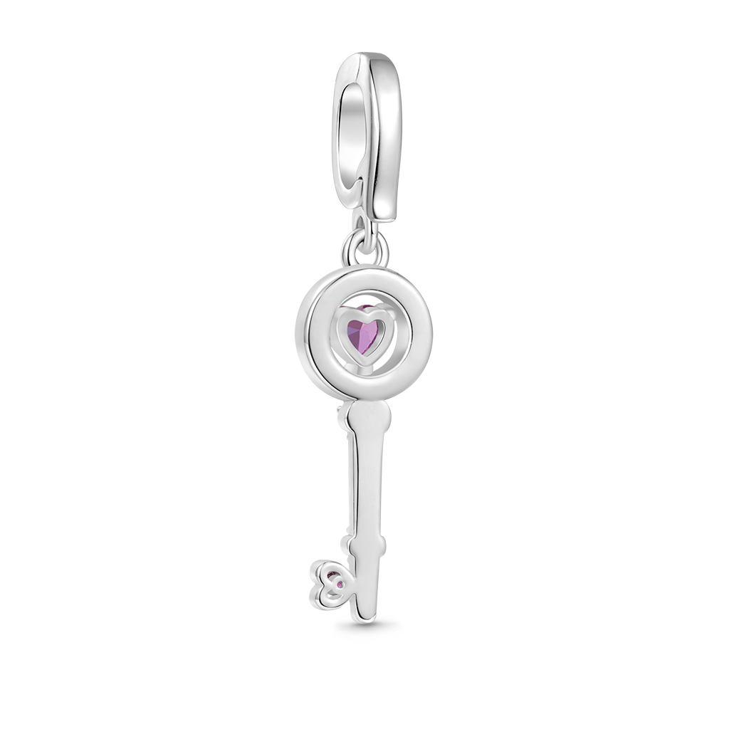 Gnoce Key to Heart Clasp Clusters Charm_2