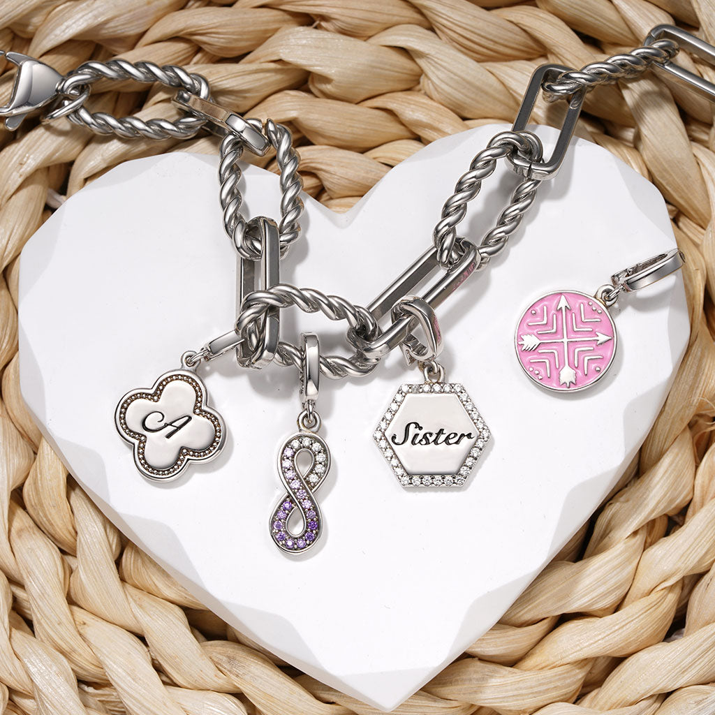 Gnoce Infinity Love Clasp Clusters Charm_3