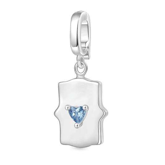 Gnoce Zodiac Sign Heart Clasp Clusters Charm_1