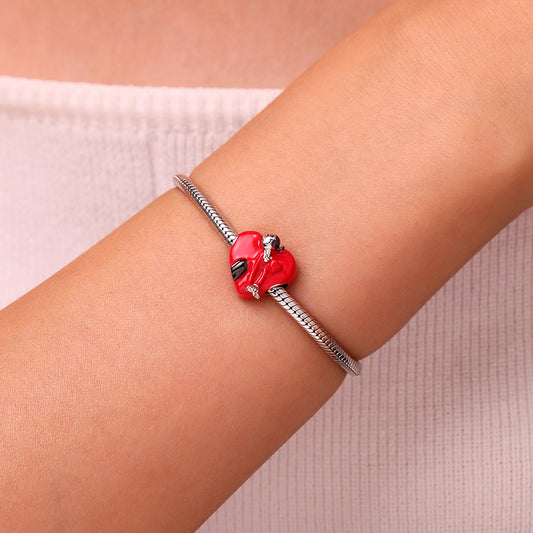 Gnoce Olive Oyl Love Popeye Red Heart Charm_5