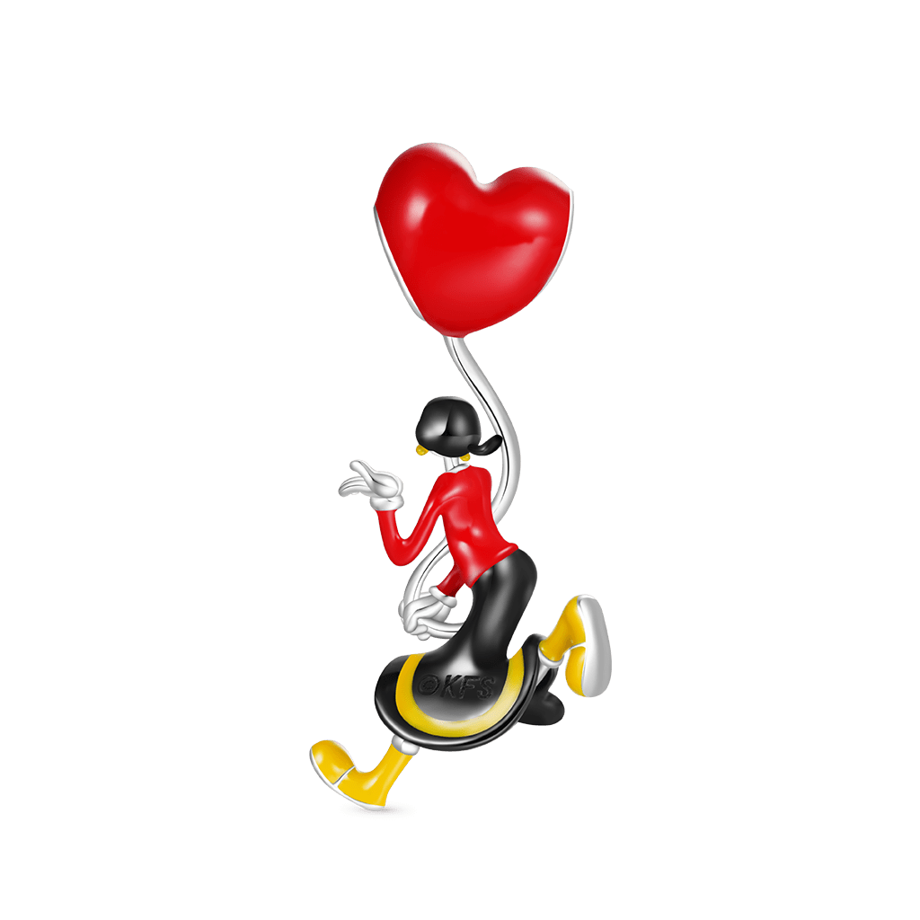Gnoce Popeye Olive Oyl Pendant Dangle Charm_2