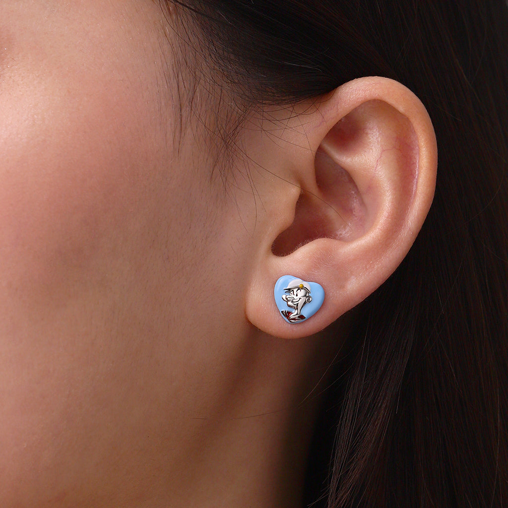 Gnoce Olive & Popeye Love Stud Earrings_6