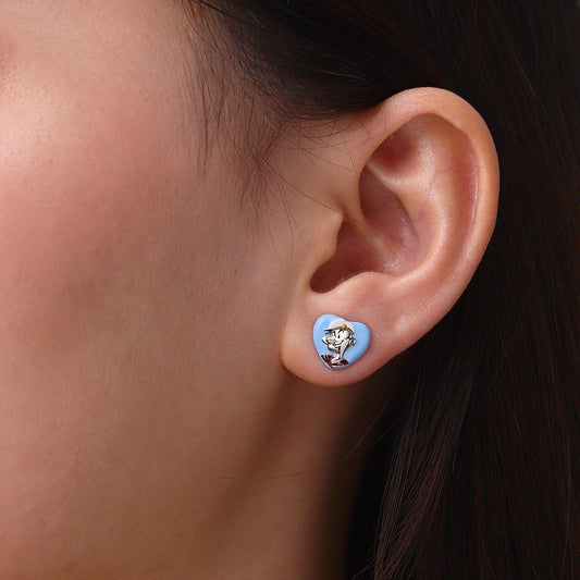 Gnoce Olive & Popeye Love Stud Earrings_6