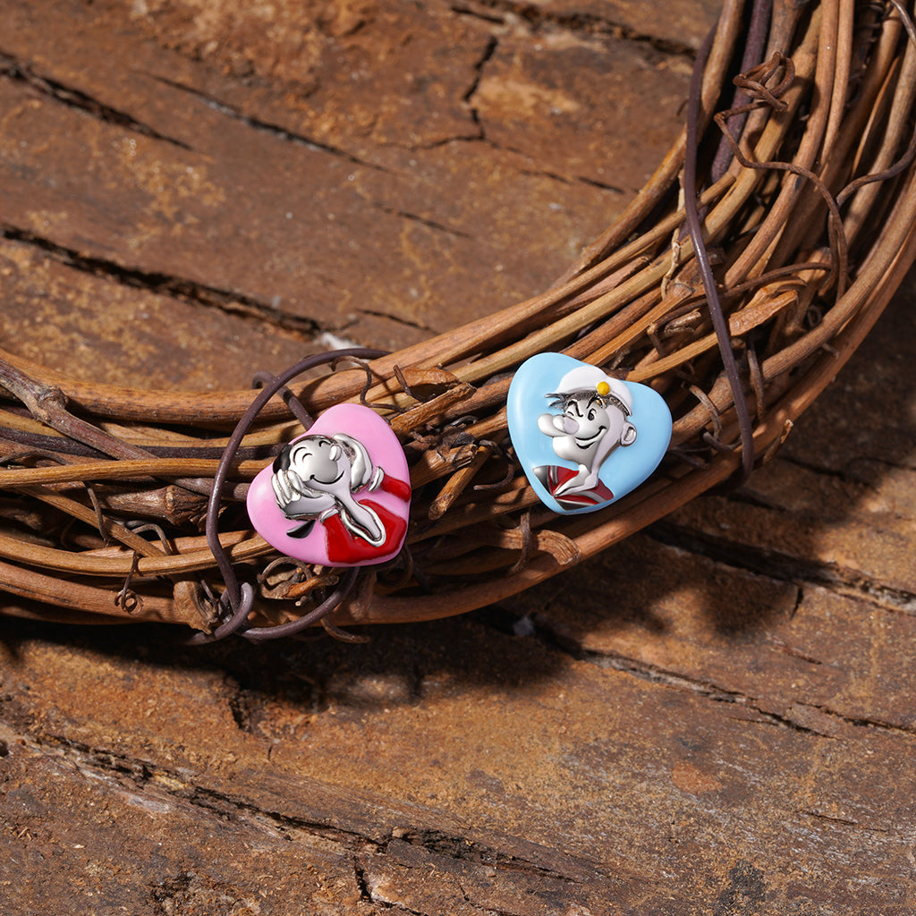 Gnoce Olive & Popeye Love Stud Earrings_3
