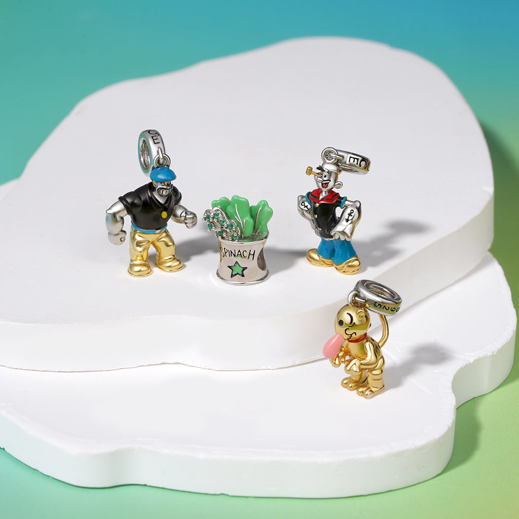 Gnoce Popeye Angry Bluto Pendant Dangle Charm_3
