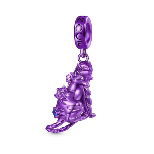 Gnoce Purple Candy Tiger Zodiac Pendant Dangle Charm_1