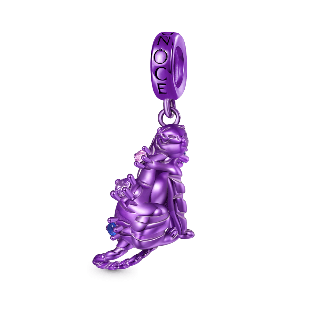 Gnoce Purple Candy Tiger Zodiac Pendant Dangle Charm_1