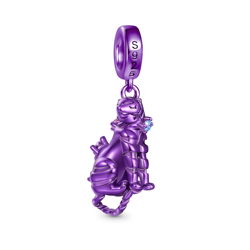 Gnoce Purple Candy Tiger Zodiac Pendant Dangle Charm_2