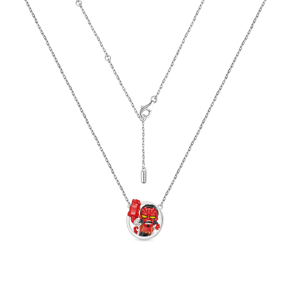 Gnoce Hellboy Raised Hand of Doom Necklace_3
