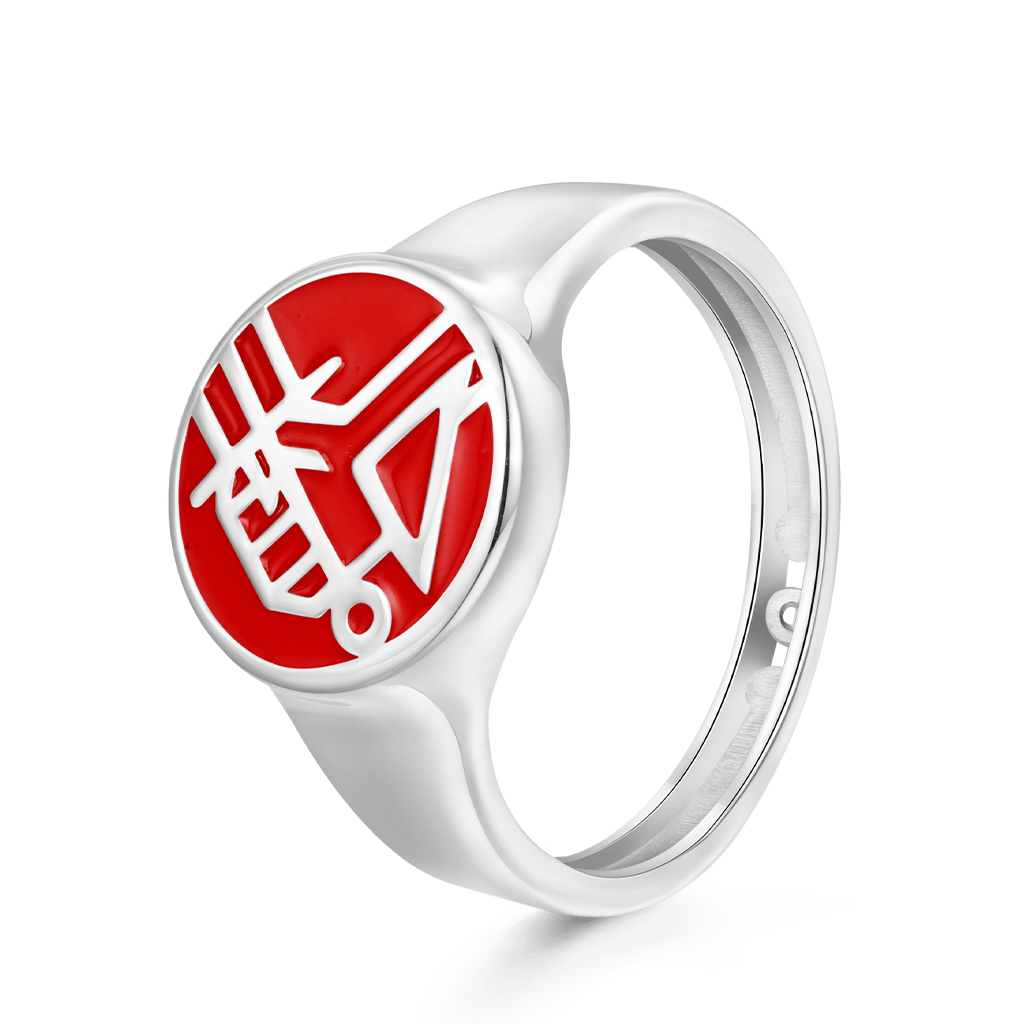 Gnoce Hellboy Logo Signet Ring_2