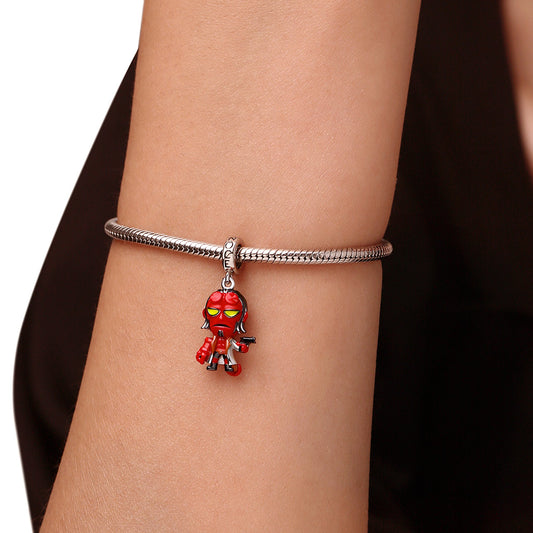Gnoce Hellboy Golden Army Pendant Dangle Charm_6