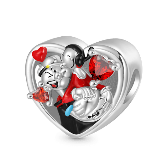 Gnoce Popeye Valentine 'HUG ME' Heart Charm_1