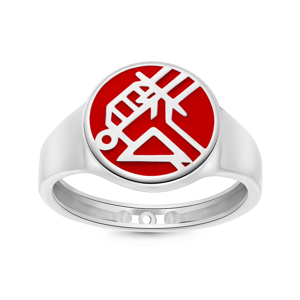 Gnoce Hellboy Logo Signet Ring_1