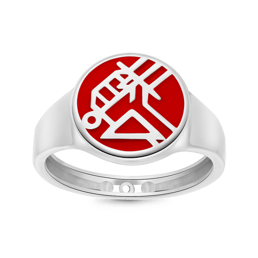 Gnoce Hellboy Logo Signet Ring_1