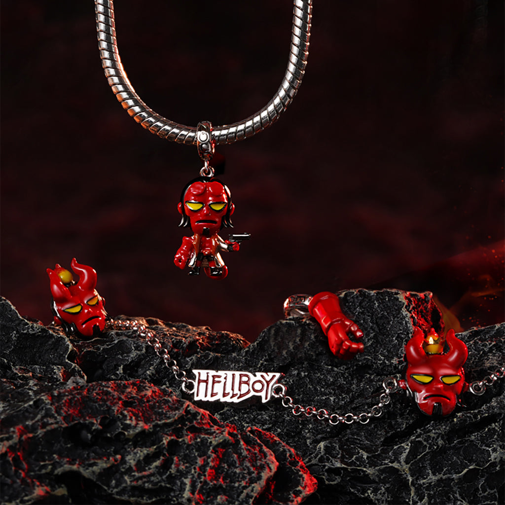 Gnoce Hellboy Right Hand of Doom Pendant Dangle Charm_3