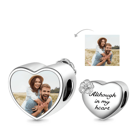 Gnoce "In My Heart" Heart Personalized Photo Charm_1