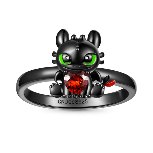 Gnoce How to Train Your Dragon Toothless Embraces Heart Ring_1