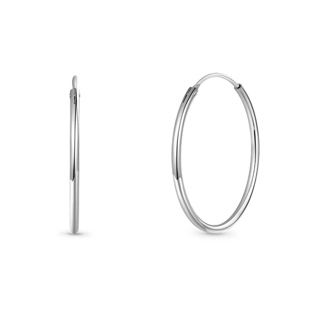 Gnoce Large Simple Hoops Earrings_2