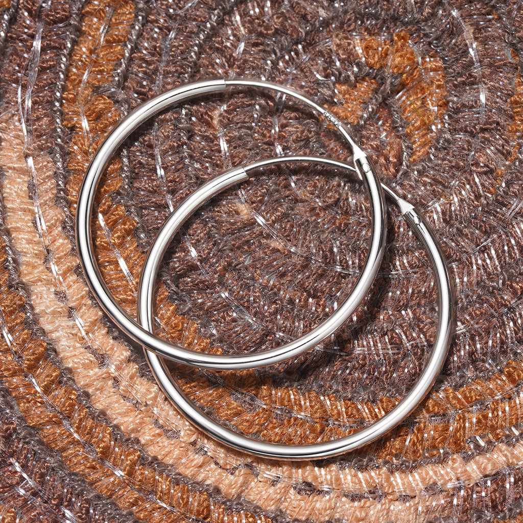 Gnoce Large Simple Hoops Earrings_5