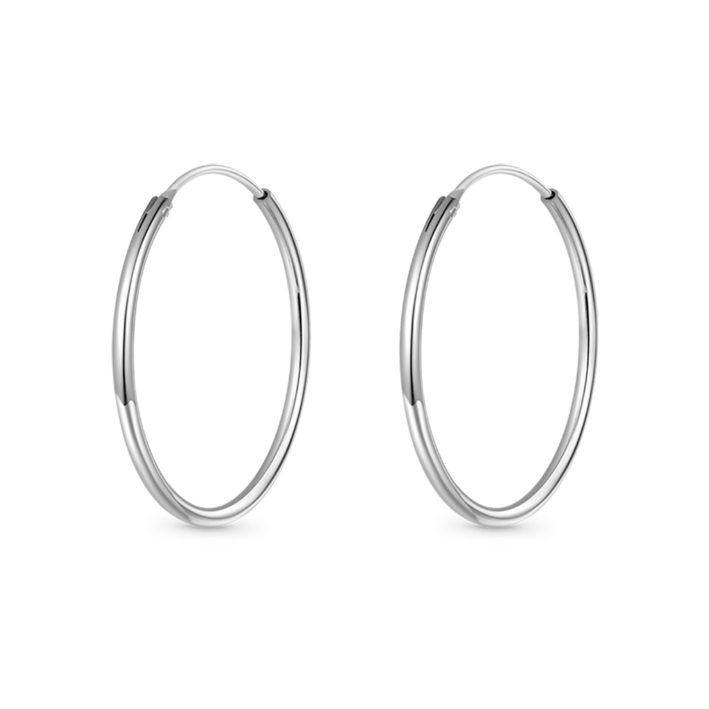 Gnoce Large Simple Hoops Earrings_1