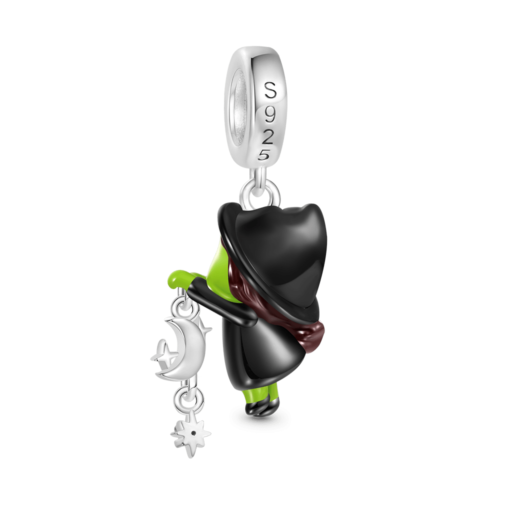Gnoce Wicked Green Skin Witch Elphaba Pendant Dangle Charm_2