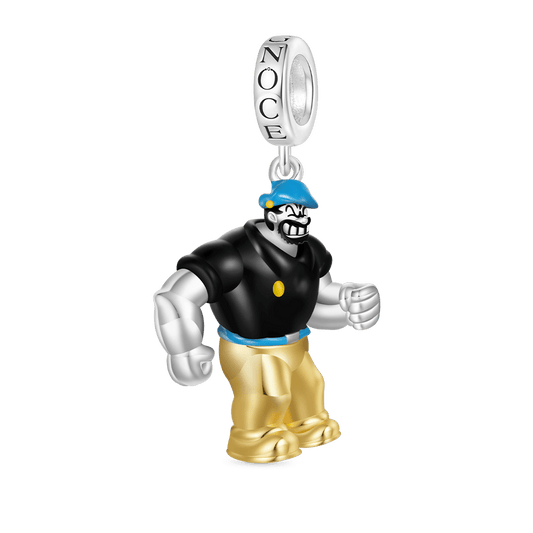 Gnoce Popeye Angry Bluto Pendant Dangle Charm_1