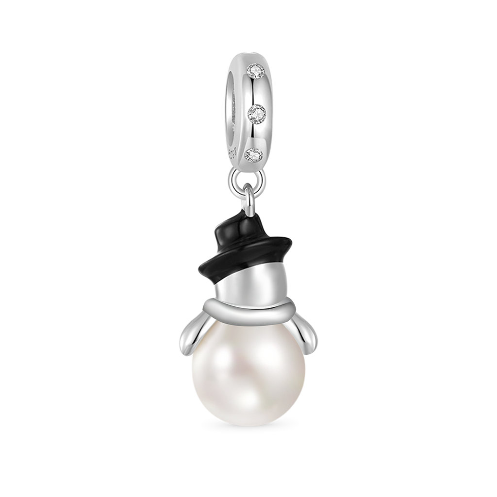 Gnoce Christmas Mr.Snowman Pendant Dangle Charm_2