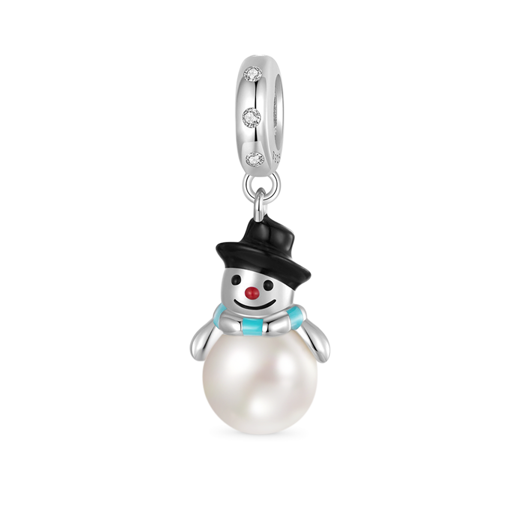 Gnoce Christmas Mr.Snowman Pendant Dangle Charm_1