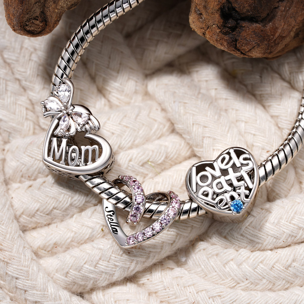 Gnoce Mother's Day Butterfly Heart Charm_3