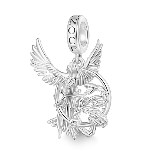 Gnoce Phoenix Snake Catching Pendant Dangle Charm_1