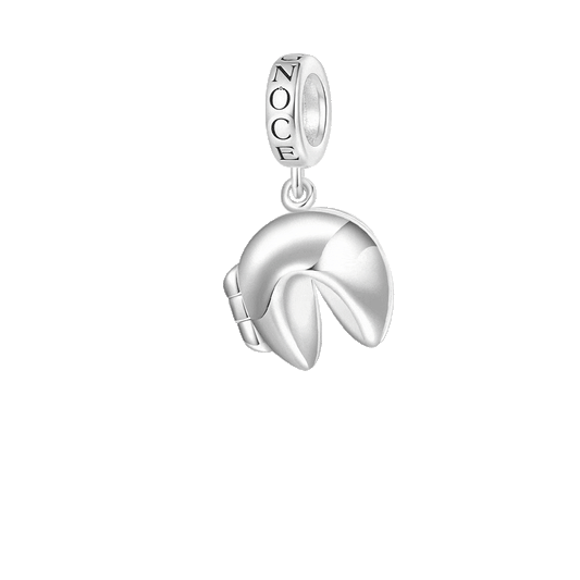 Gnoce Engravable Fortune Cookie Pendant Dangle Charm_1