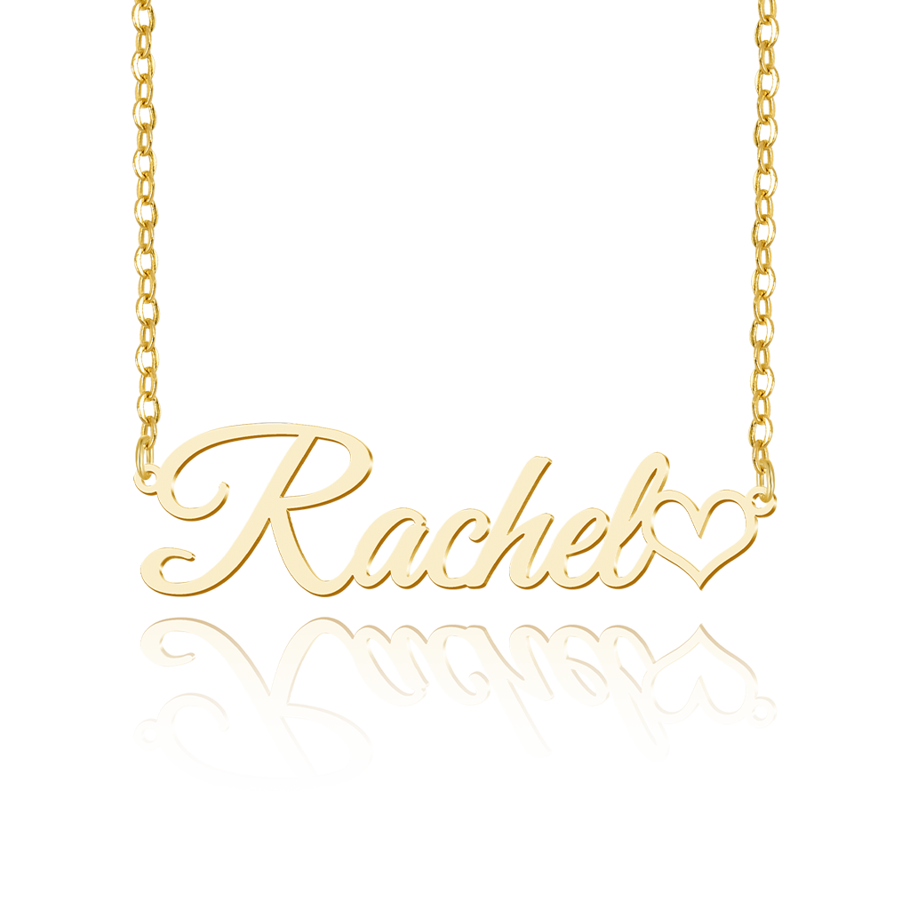 Gnoce Personality Sterling Silver Name Necklace_3