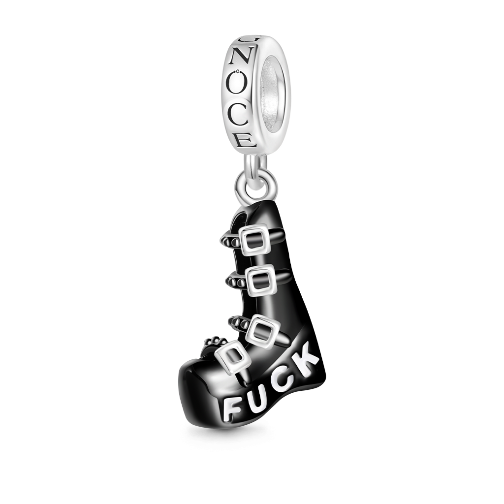 Gnoce Gothic Punk Demonia Boots Pendant Dangle Charm_1