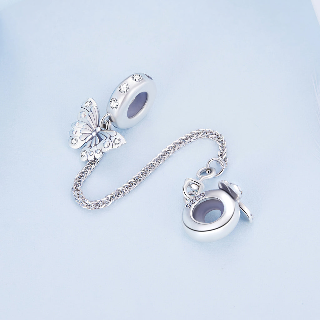 Gnoce Butterfly Safety Chain Charm_2