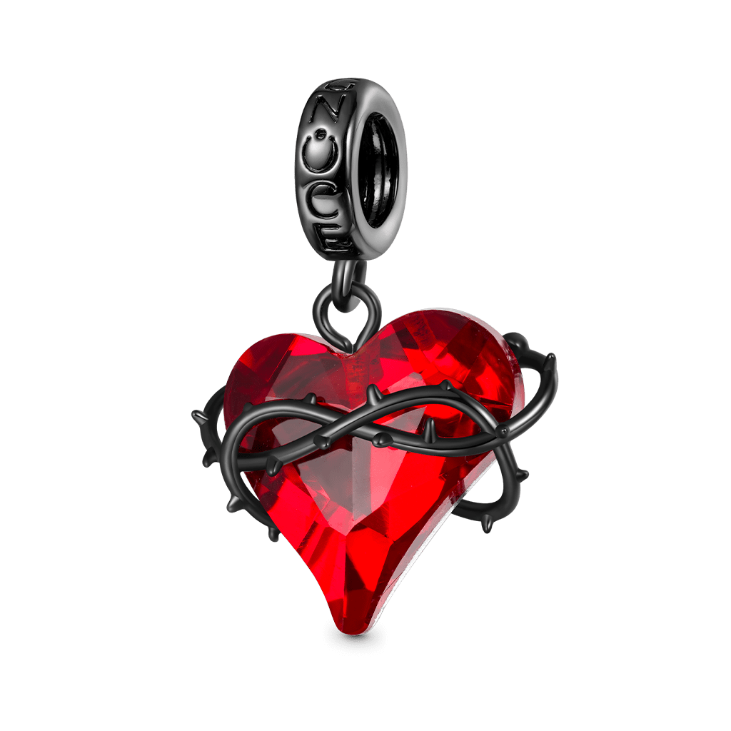 Gnoce Dark Heart of Thorns Pendant Dangle Charm_1
