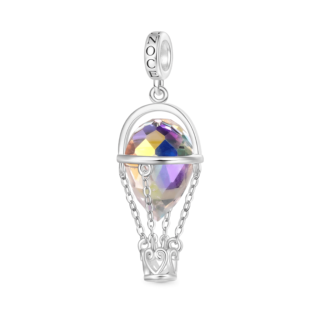 Gnoce Crystal Hot Air Balloon Pendant Dangle Charm_1