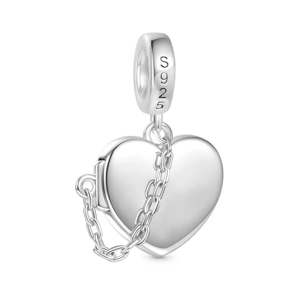 Gnoce Valentine's Day Love Engravable Removable Card Pendant Dangle Charm_3
