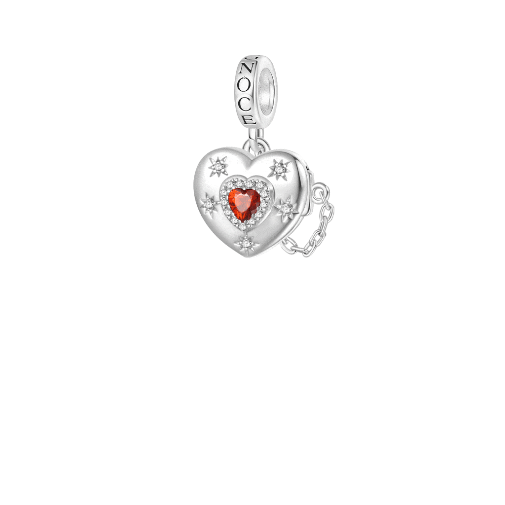 Gnoce Valentine's Day Love Engravable Removable Card Pendant Dangle Charm_1
