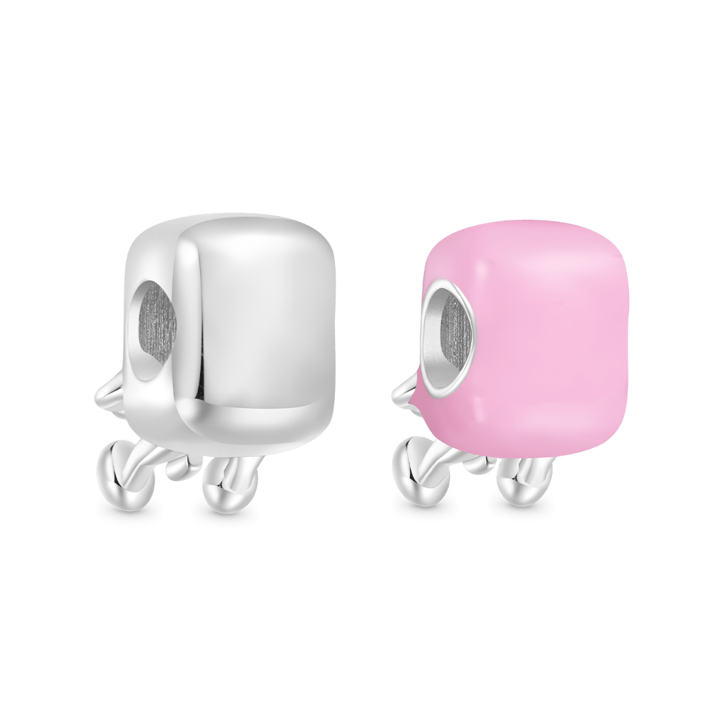 Gnoce Pair of Marshmallows Embraces Love Double Charm_3