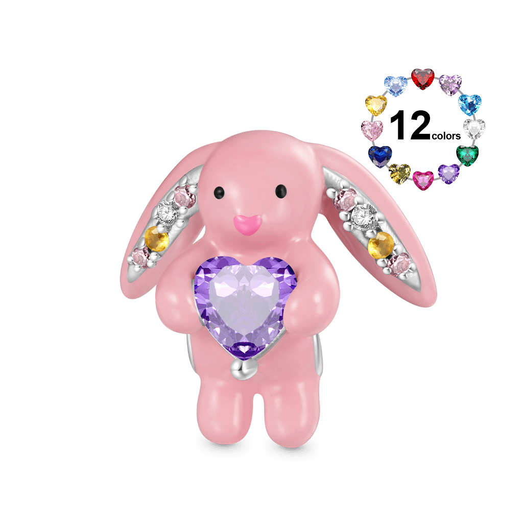 Gnoce Fun Blossom Bunny Embraces Love Charm_1