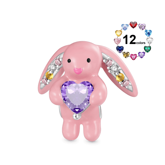 Gnoce Fun Blossom Bunny Embraces Love Charm_1