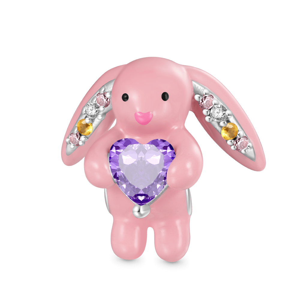 Gnoce Fun Blossom Bunny Embraces Love Charm_2