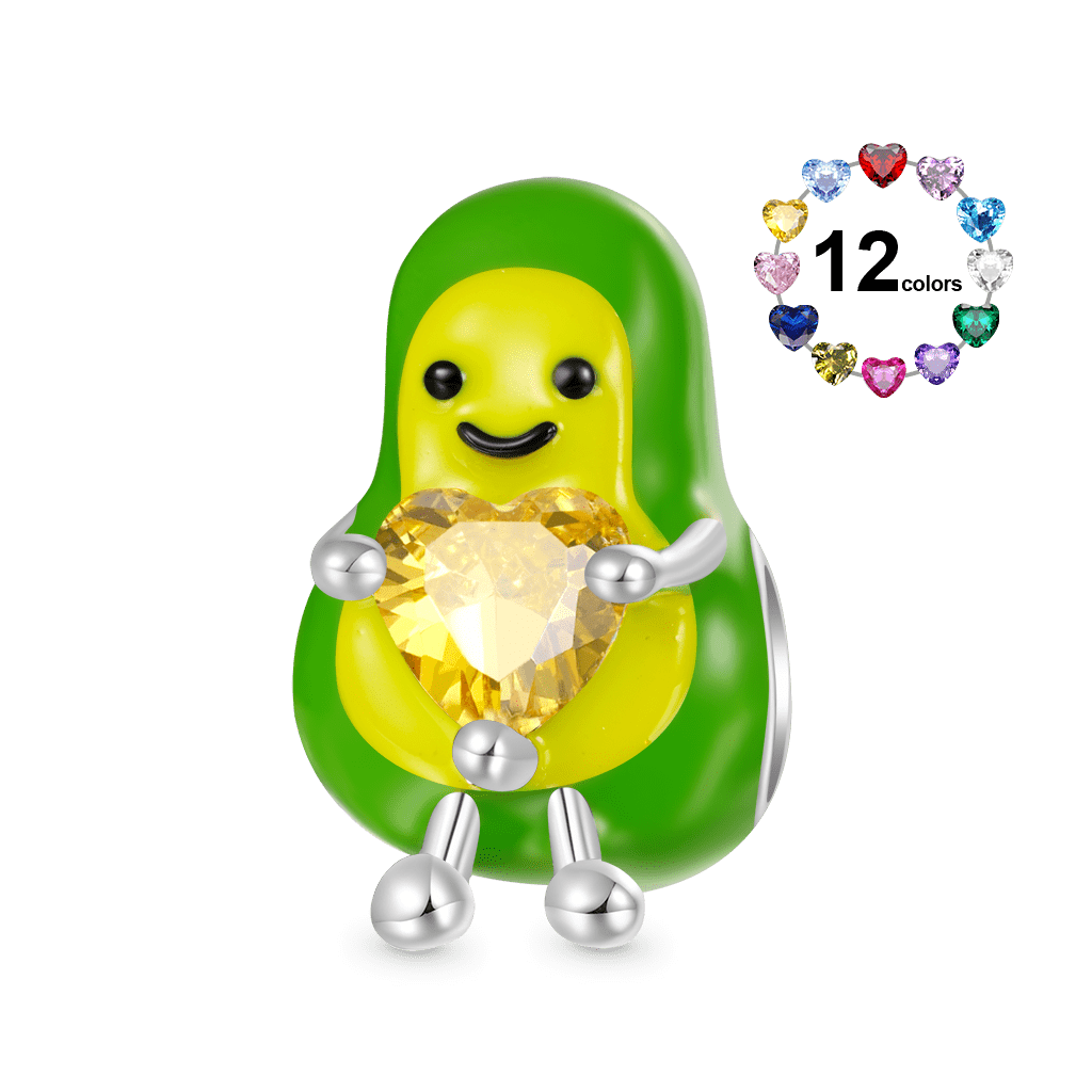 Gnoce Fun Avocado Embraces Love Charm_1