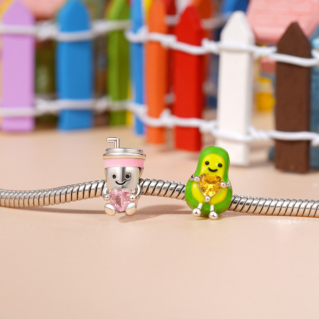 Gnoce Fun Avocado Embraces Love Charm_4